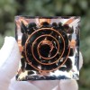 2025 New Orgonite Pyramid Amethyst Peridot Healing Crystal Energy Orgone