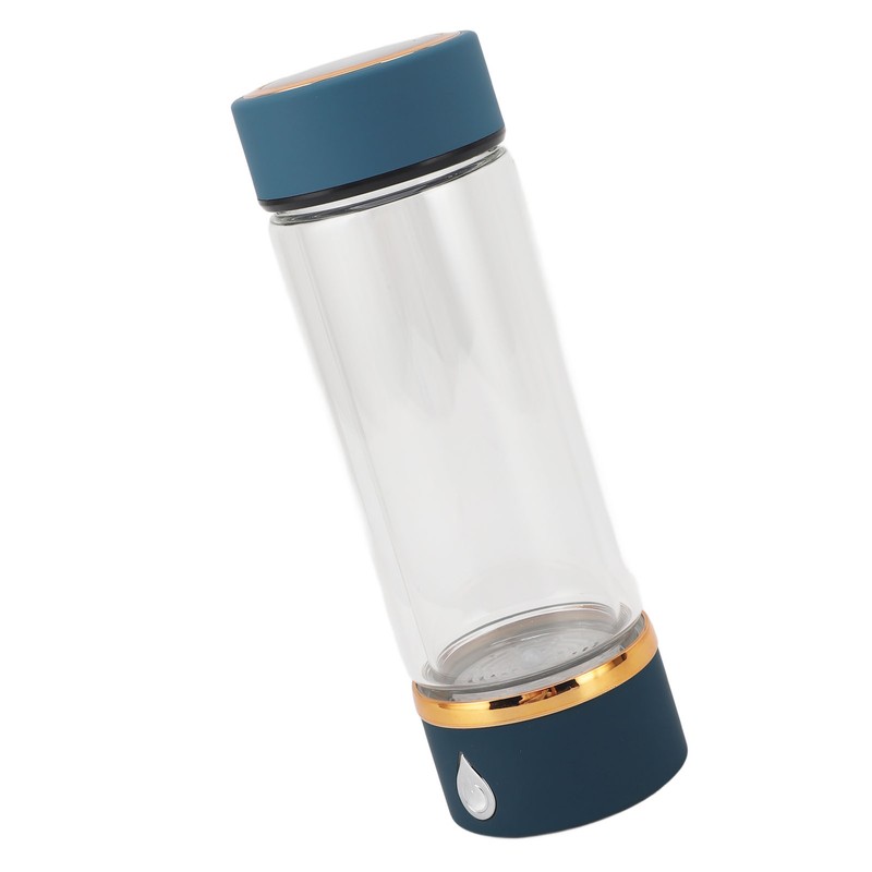 Hydrogen Water Bottle 420ml Rechargeable SPE PEM Technology Portable Hydrogen