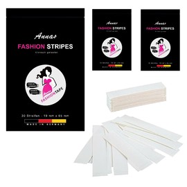 Annas Fashion Stripes 90 Pieces in 19 mm x 65 mm - Made in Germany - Clinically Tested - Beauty Tape, Double-Sided, Transparent
