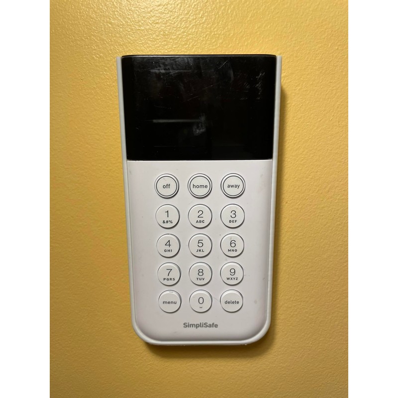 Wall Mount Compatible with SimpliSafe Keypad (Keypad Not Included)