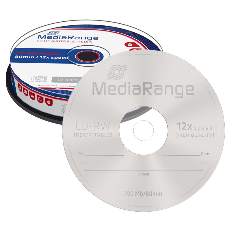 MediaRange MR235 Rewrite – CD CD-RW Virgin (CD-RW, 700 MB,