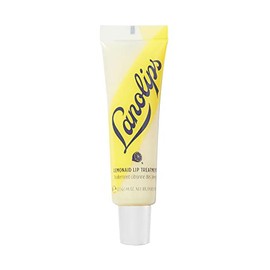 Lanolips Lemonaid - Tratamiento labial transparente y exfoliante con lanolina, aceite de limón, aceite de vitamina E y brillo, bálsamo labial teñido p