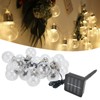 20LEDs G50 Solar Bulb Light String Outdoor Waterproof for Garden