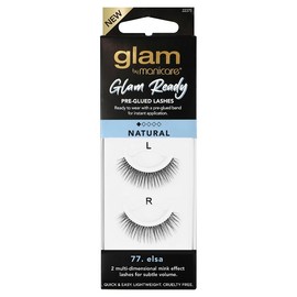Manicare Glam Ready by Manicare 77. Elsa Pre-Glued Lashes - Natural
