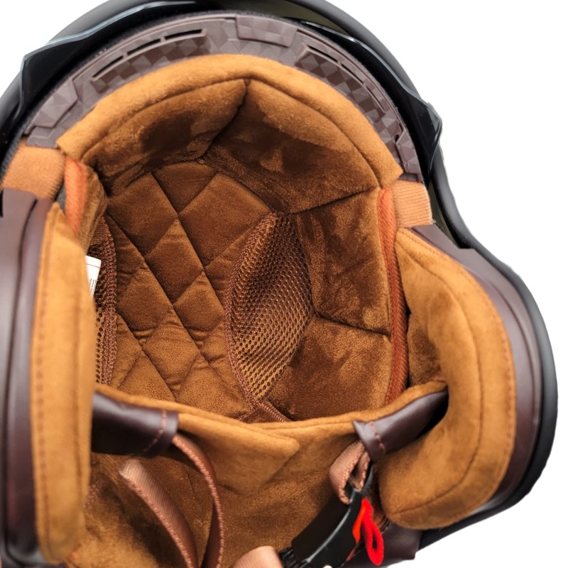 Vega V8 Retro Open Face Helmet 86029-221, Bombs Away, X-Small