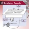 JB Products Disposal Air Switch Kit for Garbage Disposal Hands-Free