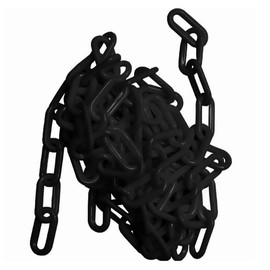 HAMILO Link Chain Plastic Parking Lot Lock Chain 10m Chain (Black)