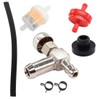 USPEEDA Fuel Tank Shutoff Valve and Rubber Bushing for Toro