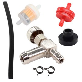 USPEEDA Fuel Tank Shutoff Valve and Rubber Bushing for Toro Wheel Horse 104048 104047