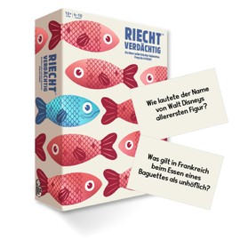 Smells suspicious: A family game for quickly thinking and bluffing for children aged 10 and above.