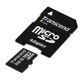 Transcend Extreme-Speed Micro SDHC Memory Card Class 10 8 GB