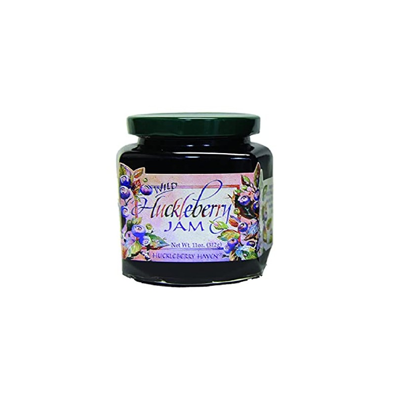 Huckleberry Haven W1101 Wild Huckleberry Jam, 11 ounces