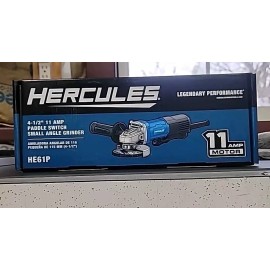 Hercules 4-1/2 Inch 11 Amp Paddle Switch Small Angle Grinder