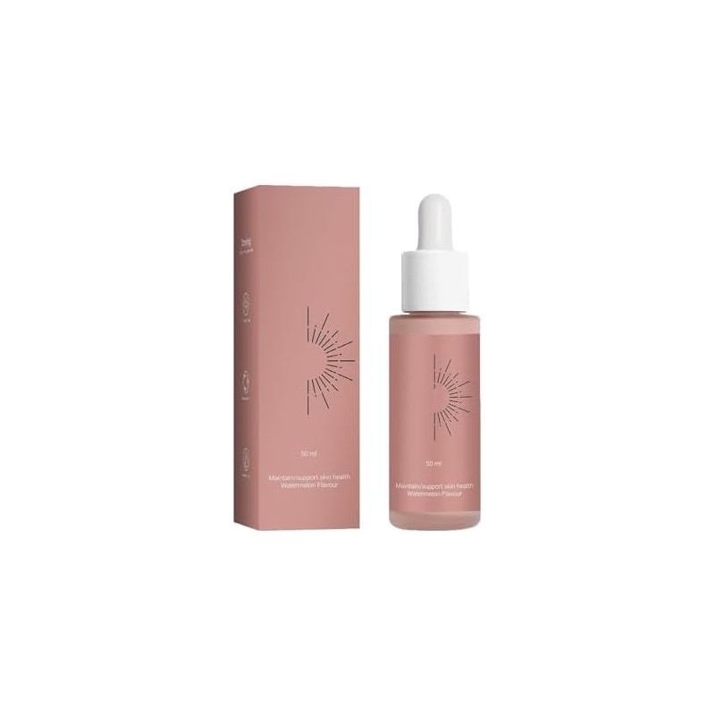 Drinkable Sunless Tanning Drops with Hyaluronic Acid,for Face & Body,