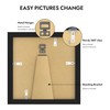 Hongkee 8x8 Picture Frame with Glass, Display Pictures 6x6 with