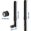 4G LTE Cellular Trail Camera Antenna 8dBi RP-SMA Male Antenna