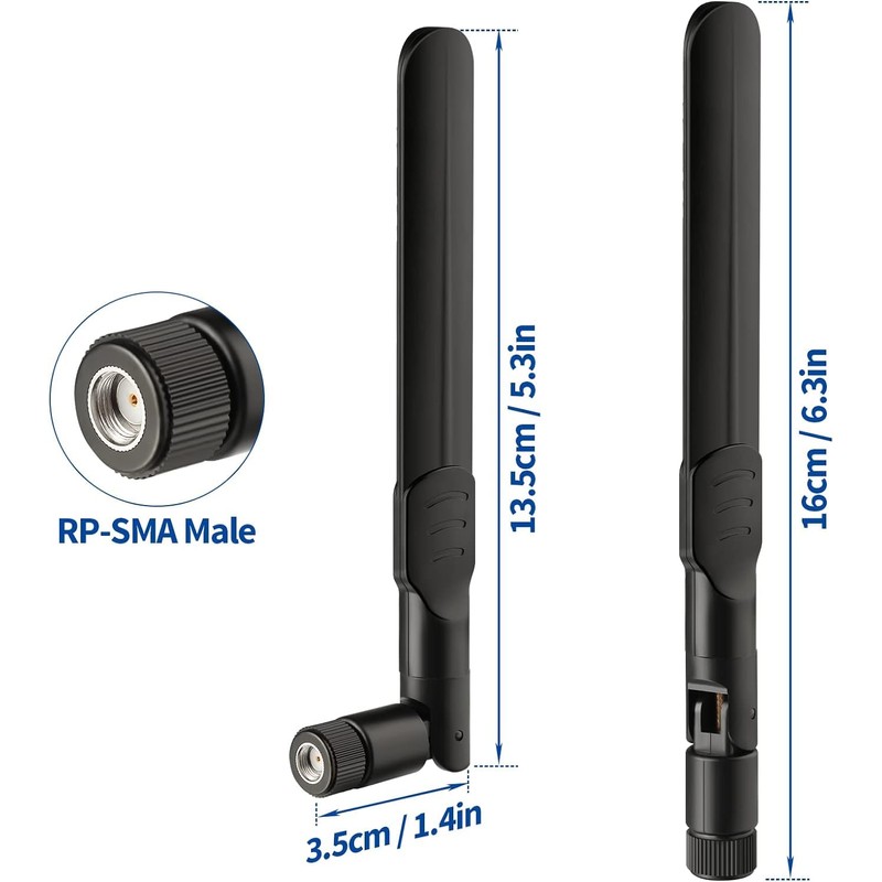 4G LTE Cellular Trail Camera Antenna 8dBi RP-SMA Male Antenna