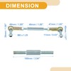 Partuto 2 Pcs 100mm Universal ATV Tie Rod Ball Joint
