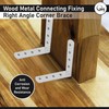OMIDEAS 20 x Angle Bracket (100 x 100 x 16)