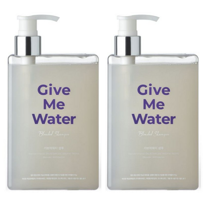 Partner_Reference 위드비컨 기브미워터 탈모 샴푸 건성/민감 두피용 360ml 2개 /