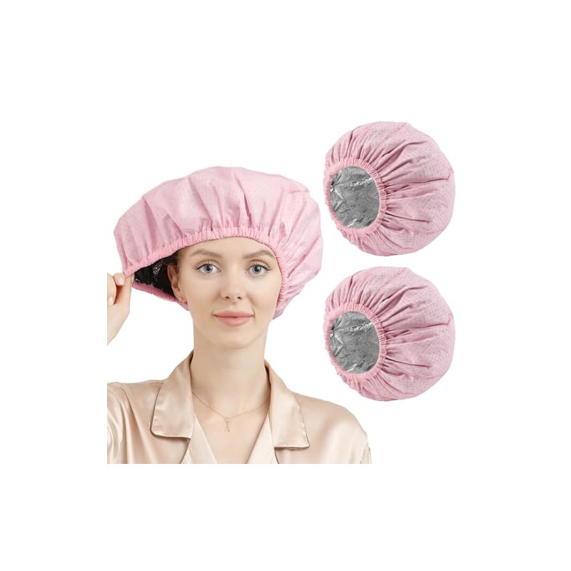 YIZIJIZI- 【Tejido de 2 capas】Este gorro de ducha presenta una