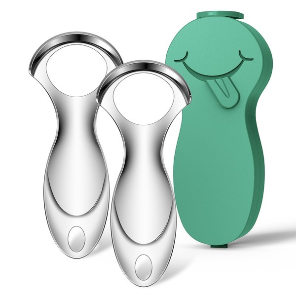 RONAVO Tongue Scraper Tongue Cleaner (2024) Tongue Scraper for Adults