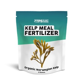 Organic Kelp Meal Fertilizer, Dry Seaweed Granular for Plants and Gardening 6 oz (6 Ounces)