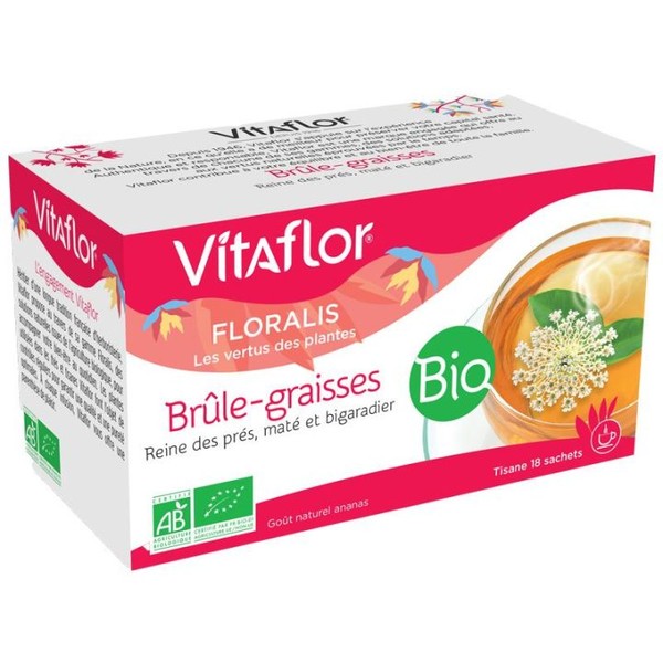 Vitaflor Floralis Tisane Brûle-Graisses Bio 18 sachets
