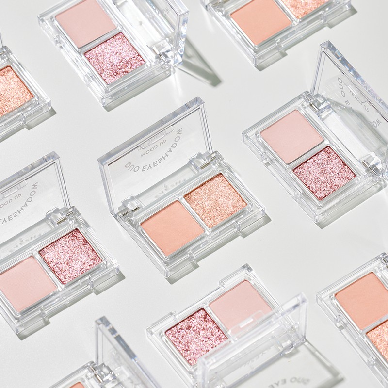 The Saem Mood Up Duo Eyeshadow 2colors / 더샘 무드