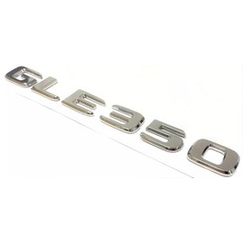 1PC 2016-2022 GLE350 GLE 350 Car Rear Trunk Emblem Badge Nameplate Decal (Silver)