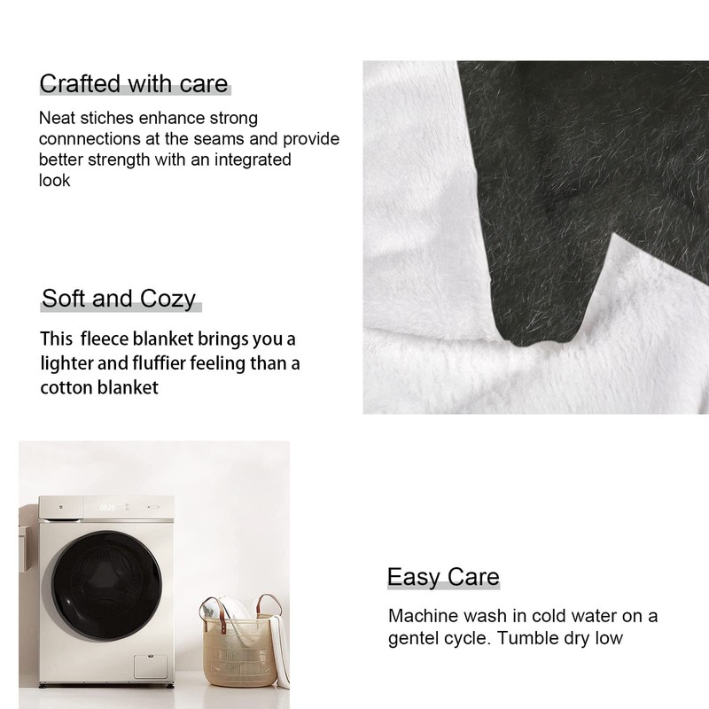 HommomH 50"x60" Monkey Blanket Funny Animal Selfie Blankets Soft Warm