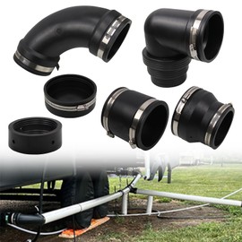 Frtcaty RV and Camper Sewer Waste Plumbing Connection System Kit Compatible with 3" PVC Pipe RV Sewer Hose Compatible with RV Sewer Adapter