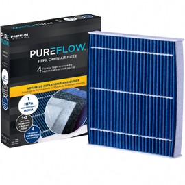 PureFlow HEPA Cabin Air Filter PC5667HX | Fits 2010-2024 Toyota 4Runner, 2006-2024 Yaris, 2018-2025 Land Rover Range Rover Velar, 2017-2025 Jaguar F-Pace, 2019-2025 I-Pace