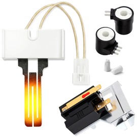Upgraded Gas Dryer Repair Kit Includes 279311 Dryer Igniter WP338906 Gas Furnance Flame Sensor 279834 Gas Dryer Coil Kit Fit for Whirlpool Maytag Kenmore Dryer Parts, Replaces WP338906 AP3094138