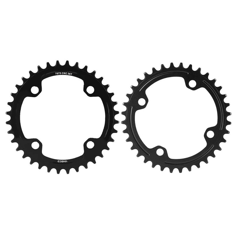 Bicycle Chainring, 104 BCD 32/34/36/38T Steel Single Crank Chainring for