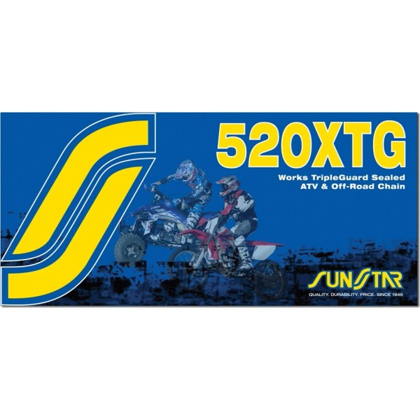 SUNSTAR 2003-2006 749S Ducati CHAIN XTG WORKS SEALED 520X120 NAT/GLD