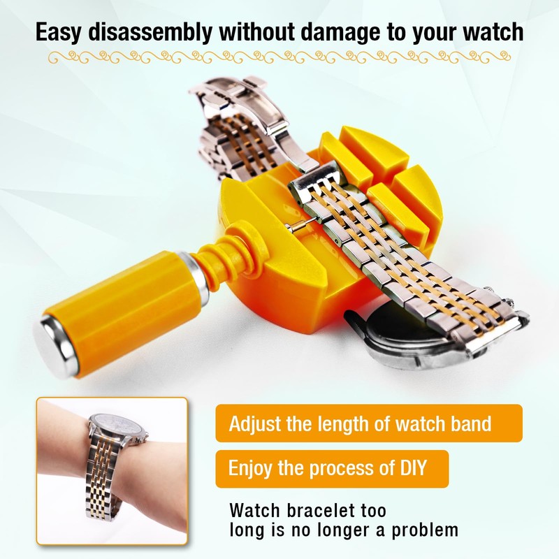 Watch Link Removal Kit, Resizing Adjustment Watch Band Sizing Strap