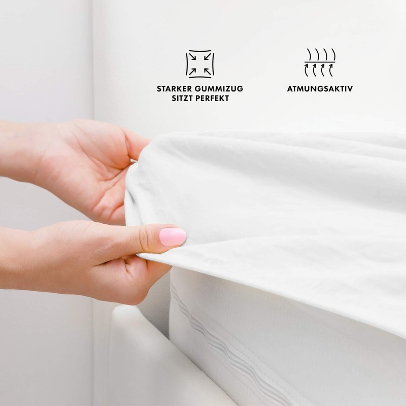 Jacobson jersey fitted sheet, cotton bed sheet