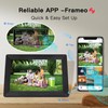 Frameo 10.1 Inch Digital Picture Frame WiFi Connect Touch Screen