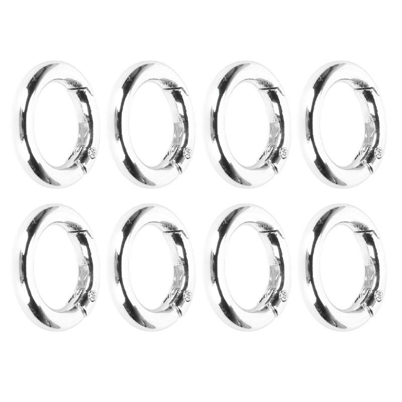 20pcs Spring Ring Clasps Innovative DIY Hand Crafted Copper Spring