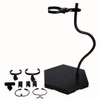 Solvanta Figure Stand, Compatible with 1/6 Scale, Black Base, Plastic
