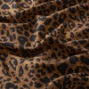 LifeTB Leopard Sheets Set 4 Piece Brown Leopard Cheetah Printed