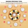 32-Piece Fondant Cutting Mold, Baking Press Tool, Multi-Shaped Spring Mold,