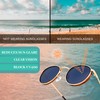 SQUAD Sunglasses for Men and Women Round Metal Size Small