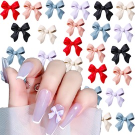 150Pcs 3D Bow Nail Art Decorations Bow Nail Art Accessories Nail Charms for Acrylic Resin Nails DIY Manicure Tips Decoration