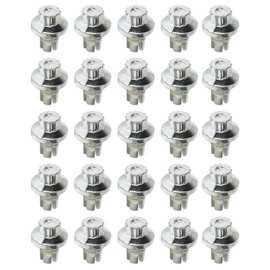 Remaches de Llanta de Rueda, 25 uds. Remaches de Llanta de Rueda de Coche Tuercas de Remaches de Labio para Llantas de Rueda de la Serie AH Ds Tapa de Tornillo de Labio Neum¨¢tico