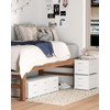 Homsorout Stackable Storage Drawers - 2 Tier Closet Drawers, Closet