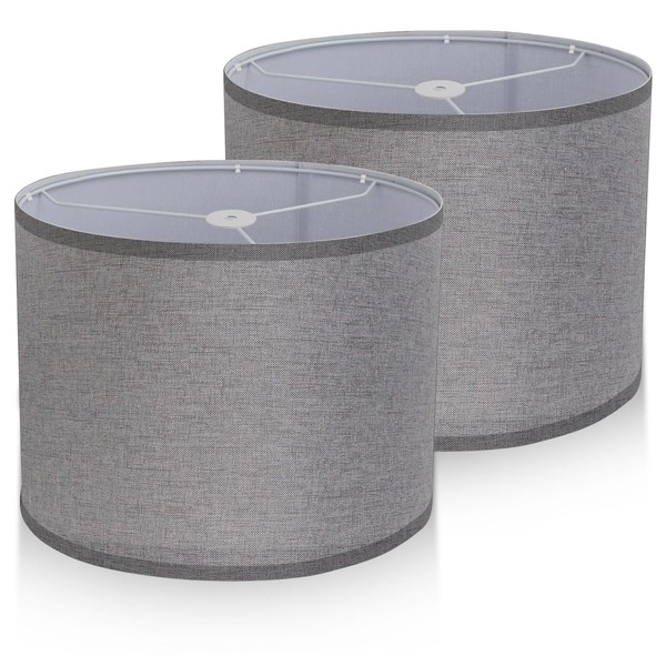 Filltown Lamp Shades for Table Lamps, Drum Light Shade 12.6"