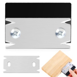 Woodworking Edge Trimmer, Handheld Edge Trimmer with Replacement Blade Hand Planer Edge Bander, Corner Wood Deburring Cutter Edge Banding Cutter for Trimming, Chamfering, Wood, ABS, Veneer, Burrs