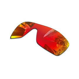 Combine8 Ploarized Replacement Lenses for Oakley Oil Rig Sunglasses - Fire Red